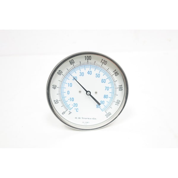 Trerice 5IN 1/2IN 9IN 0200F NPT BIMETAL THERMOMETER B8560904 Zoro